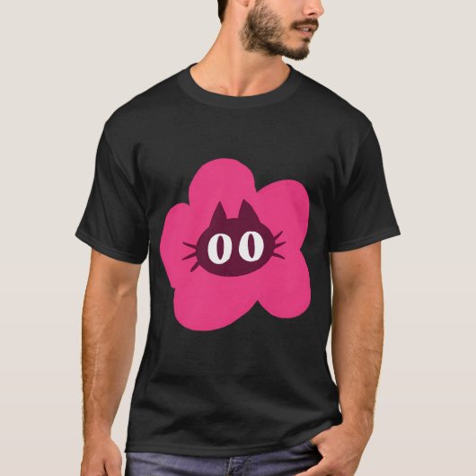 Cat-Blume T-Shirt (Vorderseite)
