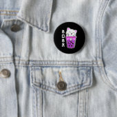 Cat Boba Anime Bubble Tea Neko Girls Kawaii Girls Button (Beispiel)