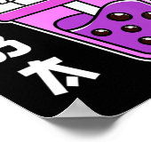 Cat Boba Anime Bubble Tea Neko Girls Kawaii Girls Poster (Ecke)