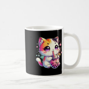 Cat Boba Tea Anime Japanischer Kawaii Neko Bubble  Kaffeetasse