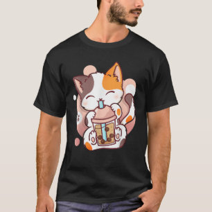 Cat Boba Tea Bubble Tee Anime Kawaii Neko