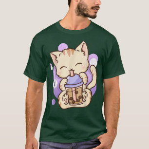 Cat Boba Tea Bubble Tee Anime Kawaii Neko