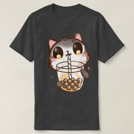 Cat Boba Tea Bubble Tee Anime Kawaii Neko (Design vorne)