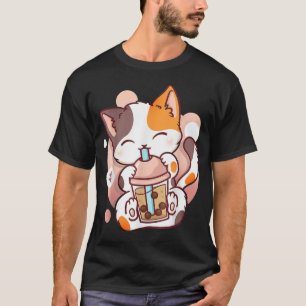 Cat Boba Tea Bubble Tee Anime Kawaii Neko