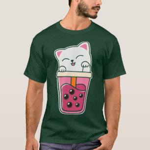 Cat Boba Tea Bubble Tee Anime Kawaii Neko