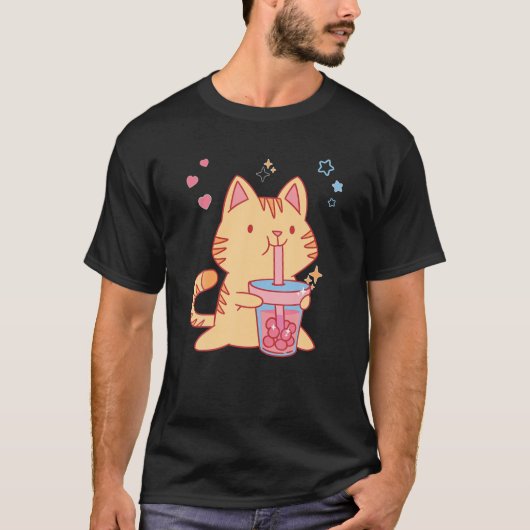 Cat Boba Tea Bubble Tee Anime Kawaii Neko Funny Ca (Vorderseite)