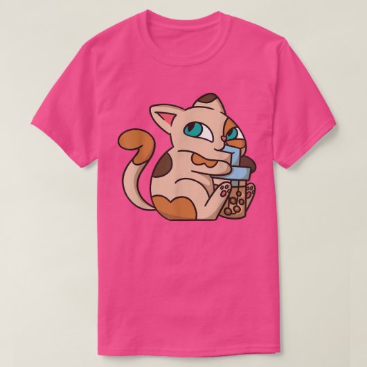 Cat Boba Tea Bubble Tee Anime Kawaii Neko für Mädc (Design vorne)