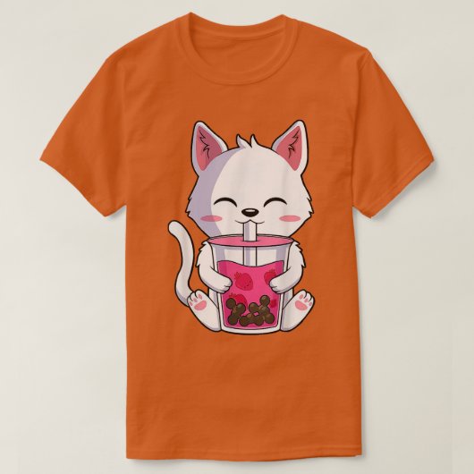Cat Boba Tea Bubble Tee Anime Kawaii Neko Geschenk (Design vorne)