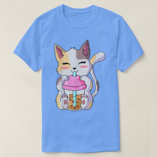 Cat Boba Tea Bubble Tee Anime Kawaii Neko Geschenk (Design vorne)