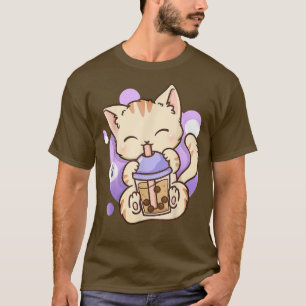 Cat Boba Tea Bubble Tee Anime Kawaii Neko Gift Gif