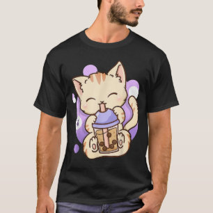 Cat Boba Tea Bubble Tee Anime Kawaii Neko Gift Gif