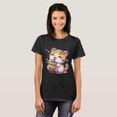Cat Boba Tea Bubble Tee Anime Kawaii Neko Kinder T (Vorne ganz)