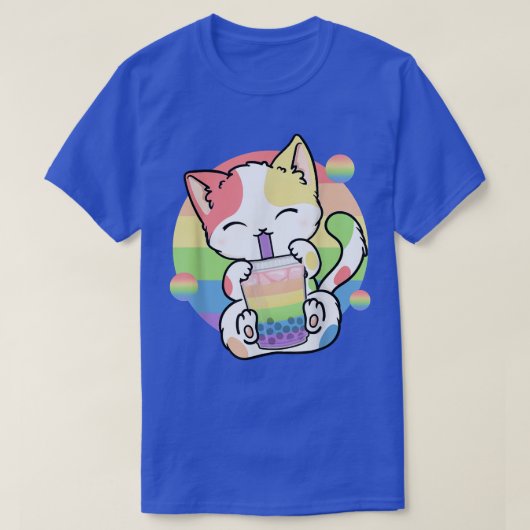 Cat Boba Tea Bubble Tee Anime Kawaii Neko LGBT Kit (Design vorne)