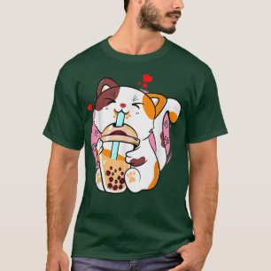 Cat Boba Tea Bubble Tee Anime Kawaii Neko Milktea