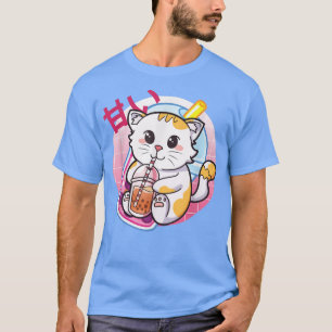 Cat Boba Tea Bubble Tee Katze Lover Anime Kawaii N