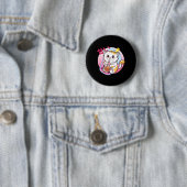 Cat Boba Tea Bubble Tee Katze Lover Anime Kawaii N Button (Beispiel)