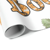 Cat Boo Halloween Geschenkpapier (Rolleneckpunkt)