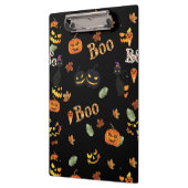 Cat Boo Halloween Klemmbrett (Links)