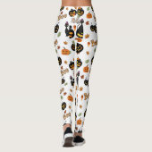 Cat Boo Halloween Leggings (Rückseite)