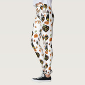Cat Boo Halloween Leggings (Links)