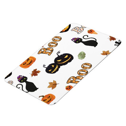 Cat Boo Halloween Magnet (Linke Seite)