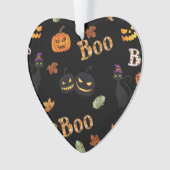 Cat Boo Halloween Ornament (Vorderseite)