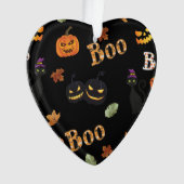 Cat Boo Halloween Ornament (Vorderseite)