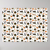 Cat Boo Halloween Poster (Vorne)