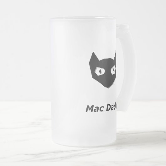 Cat Boo Mac Daddy Mattglas Bierglas (VorderseiteRechts)