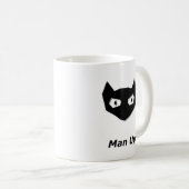 Cat Boo Man Up Kaffeetasse (VorderseiteRechts)