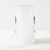 Cat Boo Man Up Mattglas Bierglas (Mittel)