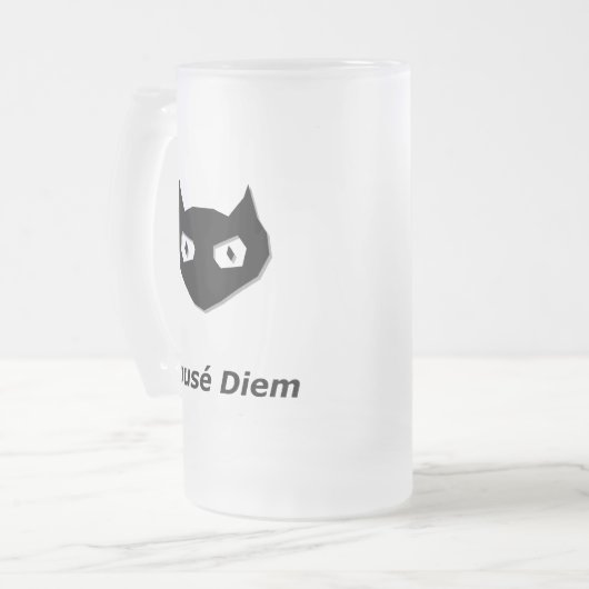 Cat Boo Mouse Diem Mattglas Bierglas (Vorderseite Links)