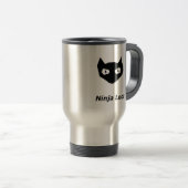 Cat Boo Ninja Loot Reisebecher (VorderseiteRechts)