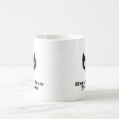Cat Boo tritt weg vom Catnip Kaffeetasse (Mittel)