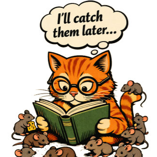 cat book zweifarbige tasse