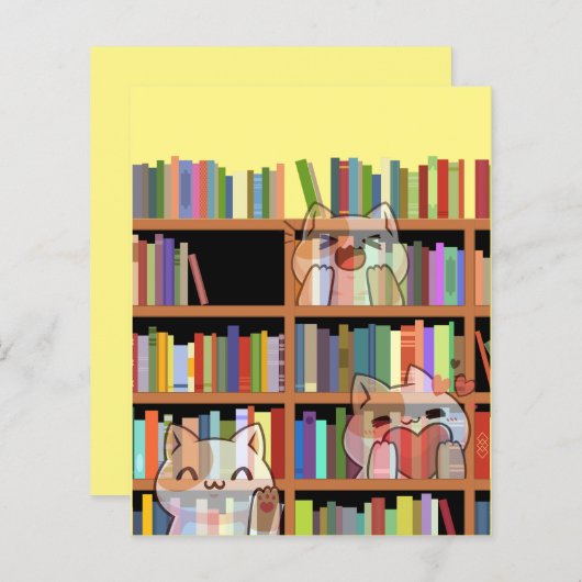 Cat Bookcase (Vorne/Hinten)