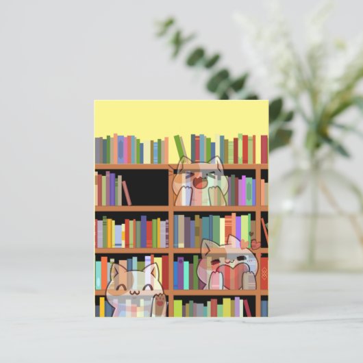 Cat Bookcase (Stehend Vorderseite)