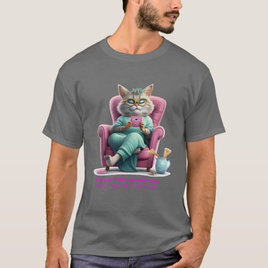 Cat Boss Girl T-Shirt (Vorderseite)