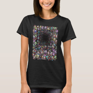 Cat Bots Squared Cute Alien Cat Robots Optical Il T-Shirt