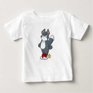 Cat Bowling Bowling ball Baby T-shirt