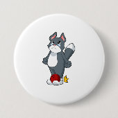 Cat Bowling Bowling ball Button (Vorderseite)