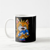 Cat Boxing Kitten Boxhandschuhe Boxer Funny Cat Me Kaffeetasse (Links)