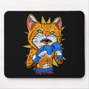 Cat Boxing Kitten Boxhandschuhe Boxer Funny Cat Me Mousepad