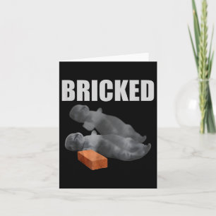 Cat Bricked Funny Knock Out Meme Albern Cats Sayi Karte