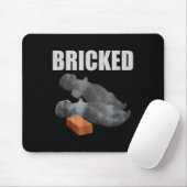 Cat Bricked Funny Knock Out Meme Albern Cats Sayi Mousepad (Mit Mouse)