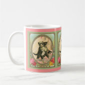 Cat Bride and Groom Wedding Day Kaffeetasse (Links)