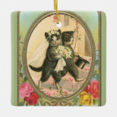Cat Bride and Groom Wedding Day Ornament (Vorderseite)