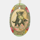 Cat Bride and Groom Wedding Day Ornament (Links)