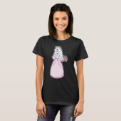 Cat Bride Bunch of flowers Wedding T-Shirt (Vorne ganz)