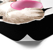 Cat Bubble Gum Niedlich Feline Poster (Ecke)